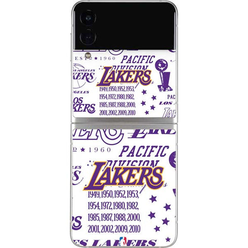 NBA LA Lakers Historic Blast Galaxy Z Flip4 5G Skin